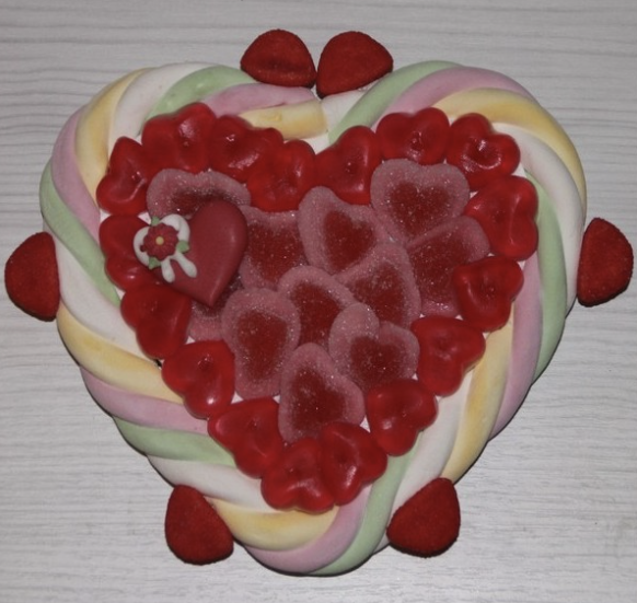 Coeur en bonbons
