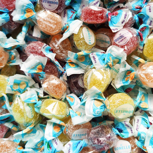 Bonbon Fruité Gélifié tendre Sans Sucre lot 10