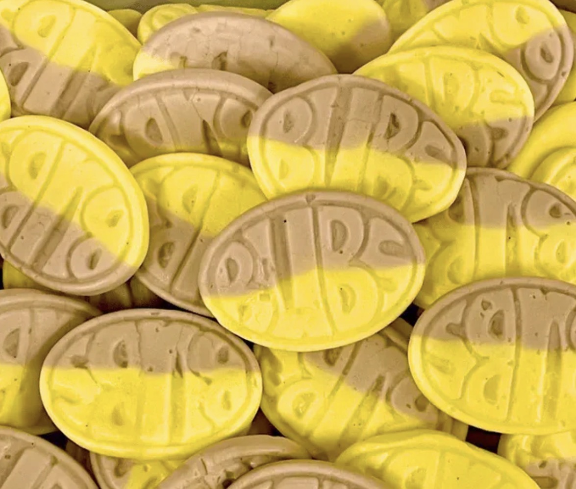 🌱🍬 Bubs Banane Ovale - Bonbons suédois 100g