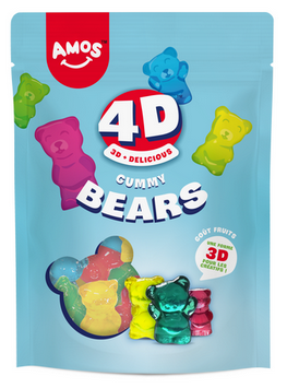 Sachet de bonbon ourson 4D   120g