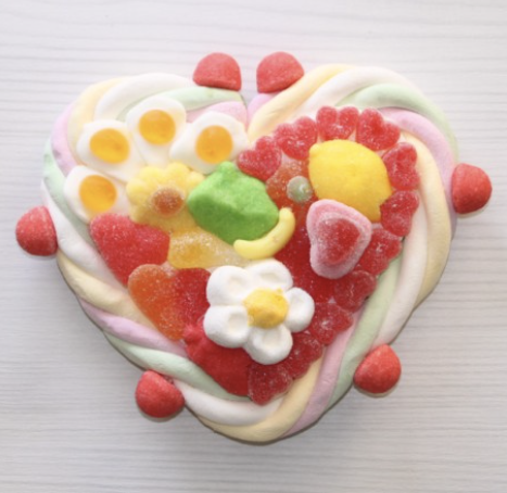 Coeur en bonbons